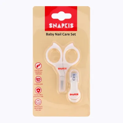 Snapkis Baby Nail Care Set - White