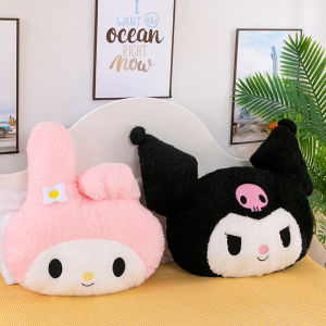 Oversized Kuromi Melody Sanrio Plush Toys Super Soft Plush Pillow Cushion Kwaii Plush Toys Childrens Birthday Gifts