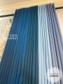 BLOCKOUT PER PC HIGH QUALITY Blue Series Dimmer Bedroom Curtains Powder Teal Prussian Blue Ring Curtains 5-9FT. 