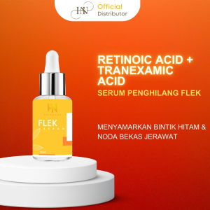 HN SKINCARE FLEK SERUM - SERUM PENGHILANG FLEK HITAM RINGAN - SEDANG BOTOL KACA NHSC