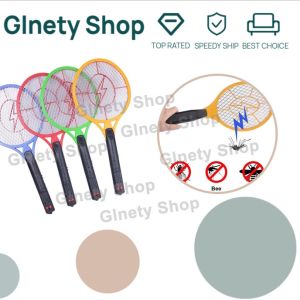 new Safe Electric Mosquito Swatter 3 Layer Mesh Rechargeable Fly Racket 1pc LANSITE