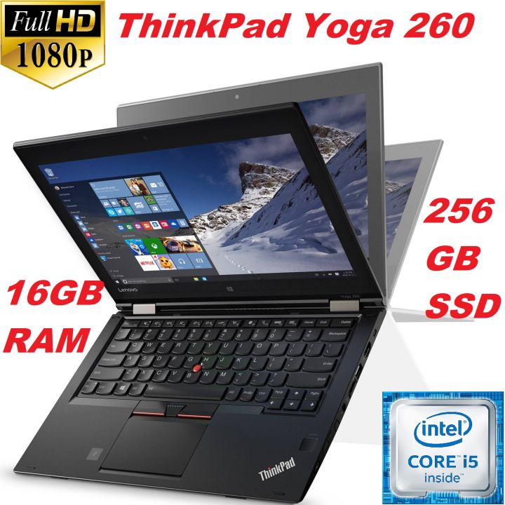 Windowsノート本体 ThinkPad Yoga260 Intel i5 16GB RAM Windowsノート
