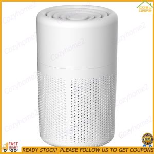 [CY] Small Air Purifier 37dB Quiet Air Cleaner with USB and HEPA Filter Silent Air Purifier for Office Living Room Bedrooms