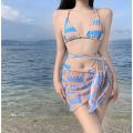 [MẪU MỚI 2023] Bikini tam giác kèm khăn họa tiết mới. 