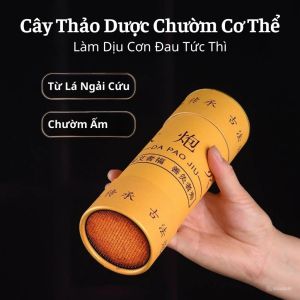 Điếu Ngải Cứu Diện Chẩn Bigsize 7cm | Hơ Nóng Dưỡng Sinh Giảm Đau Vai Gáy Cơ Khớp Tê Mỏi