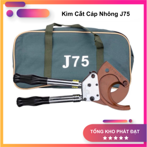 Kìm Cắt Cáp Điện J75 Kéo Cắt Cáp Nhông J75 Không Để Lại Gờ Và Cạnh Sắc Nét