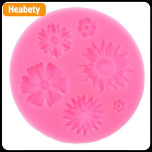 【2-3 ngày giao hàng】 3D hướng dương cánh hoa dập nổi Silicone khuôn cứu trợ fondant bánh trang trí công cụ