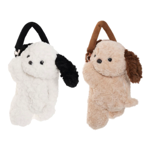 Adorable Dog Style Car Hanging Tissue Box Creative Wall Mounted Paper Towel Holder Fun Home Decoration Accessory