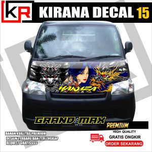 DECAL STIKER KABIN DEPAN GRAND MAX PICK UP KIRANA DECAL KODE A15