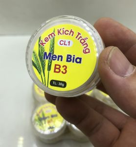 Kem kích trắng Cửu Long Men Bia 30g