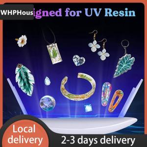 [COD] WHPHous Ship within 24 hours Portable Mini UV Lamp UV Light UV Resin Curing Lamp USB Charge for Resin Molds Jewelry Making DIY Craft