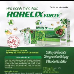 Kẹo thảo dược Hohelix Forte dùg được cho phụ nữ có thai và cho con bú giảm ho khàn tiếng giảm đàm