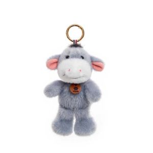 RGFV Cartoon Plush Animal Key Ring Polyester Bee Cat Dog Pendant Creative Baby Elephant Monkey Key Chain Students