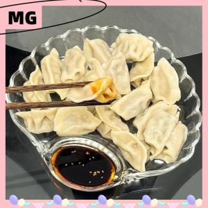 【Magical House】[ New Hot Fashion] 1PC DishTransparent Dumpling Plate With Vinegar Discs Vinegar Dishes Sushi Breakfast Dried Fruit Snack Spitting Dish
