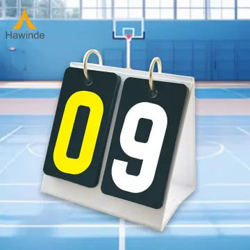 Multi Sports Scoreboard 2 Digit Table Score Flipper For Tennis