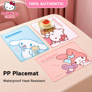 Sanrio My Melody Placemat Heat-resistant Splash-proof Oil-proof PP Easy Clean UV Print LFLFB421