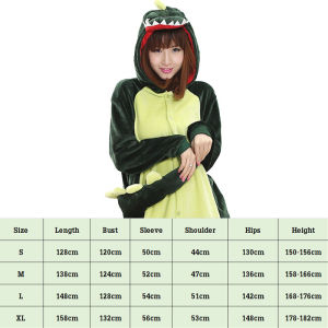 Dinosaur Pajama Adult Kigurumi Onesie Women Animal Cosplay Suit Homewear Women Sleepwear