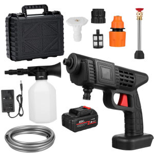 Fast Delivery⚡Cordless high-pressure cleaning machine high-power pure copper motor portable electric cleaning professional kit used for garden terrace floor cleaning
