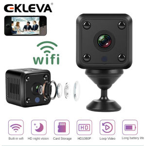 EKLEVA X6 Mini IP Camera WiFi Sports Camera HD 1080P Wireless Security Surveillance Built-in Battery Night Vision Smart Home Micro Cam