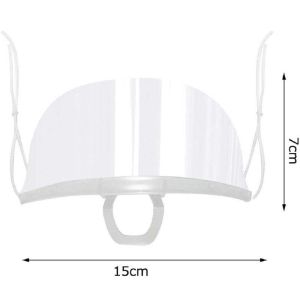 10pcs Clear Mouth Shield Food Protection Face Mask Anti-Fog Faceshield Transparent Cooking Baking