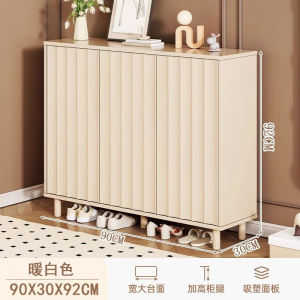 Shoe Cabinet Outdoor Shoe Organisers Shoe Bench Shoe Cabinet Slim Modern Cream Style Home Doorway New Large Capacity Storage Cabinet 鞋柜