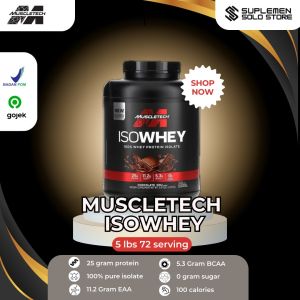 Muscletech Isowhey Protein Isolate 100% Whey 4Lbs