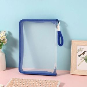 Túi Đựng Hồ Sơ File Tài Liệu A4 Lưới Trong Có Quai – Chống Thấm Gọn Nhẹ Tiện Lợi Học Sinh