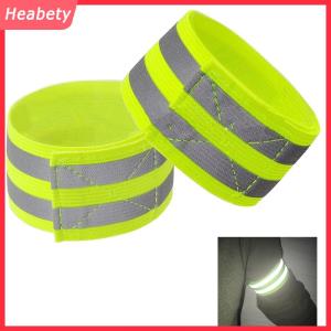 Heabety  Phản Quang Ban Nhạc Vành Đai Cánh Tay LED Phản Quang Ánh Sáng Cánh Tay Armband Dây Đeo Vành Đai An Toàn Cho Đêm Chạy Chạy Chạy Bộ Đi Xe Đạp Dây Đeo Cổ Tay