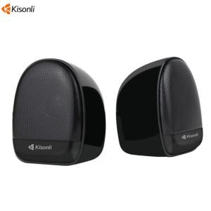 KISONLI Gaming Speaker Laptop/Komputer KS-08 Dual Bass With Volume Control