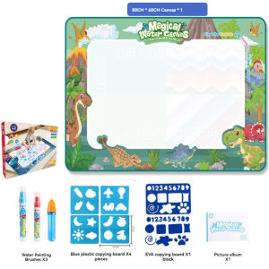 80*60cm Doodle Water Drawing Mat Writing Board Toy for Kids Painting Pad Toy Gift Mainan Lukis 水画布