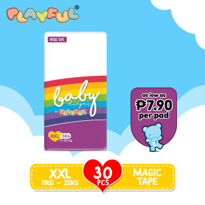 Baby Diaper by Playful Magic Tape XXL 30s