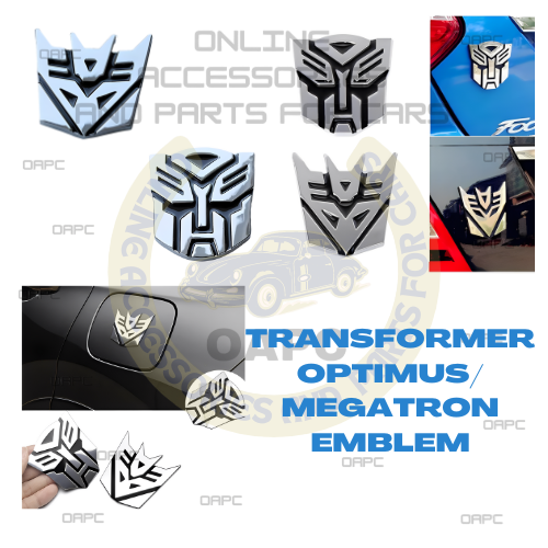 S2S® 3D Transformer Metal Sticker Badge for Cars, Bikes | Emblem Badge  Sticker : Amazon.in: Car & Motorbike