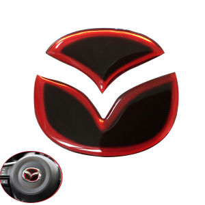 for MAZDA Steering Wheel Emblem Badge 3D Logo Sticker CX-5 CX-7 CX-8 BT50 MAZDA 3/2/6/8 cx-3 Modification Stickers Car accessories