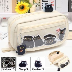 Oldlaiben Pencil Case Large Capacity Multifunction Detachable Ins Style High Aesthetic Student Stationery Organizer