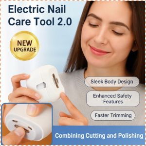 Automatic Nail Clipper Light and Thin Slim Nail Clippers Electric Nail Grinder Light Sound and Low Vibration