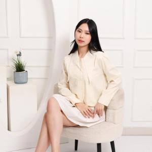 LONAIRE 4253# Office Look  Blouse Katun Kualitas Premium  Fashion Wanita