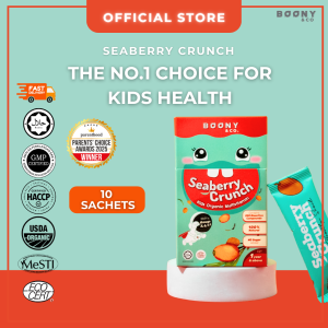 BoonY & Cos Seaberry Crunch Organic & Halal Multivitamin Healthy Supplement [ 10s ]