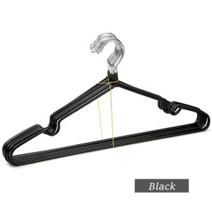 10PCS Hanger Stainless Steel Drying Hanger Clothes Hanger Coat Hanger Metal Hanger non-slip hanger pants rack clothes support wet and dry Clothes Organizer