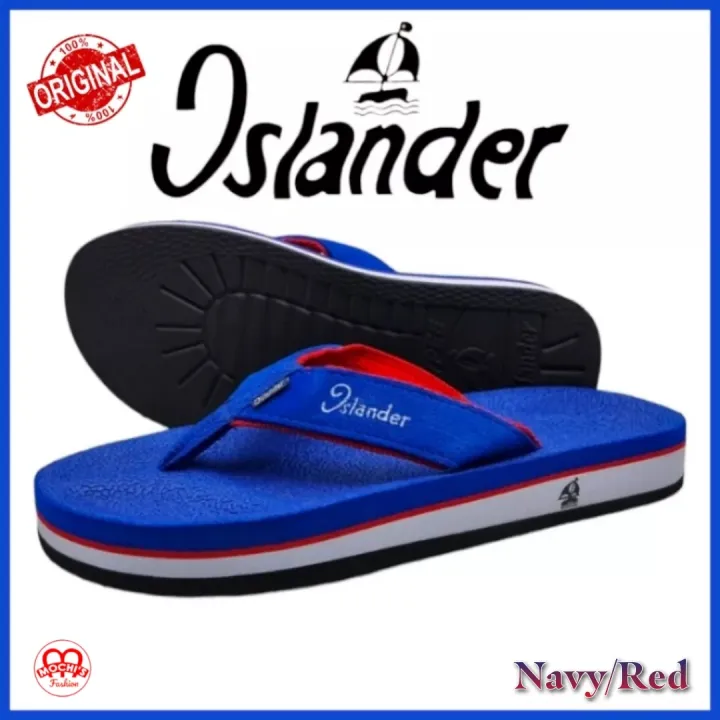 Islander%20'Navy/Red''%20Men's%20non-slip%20rubber%20soles%20100%25%20Authentic%20and%20Original%20colored%20slippers%20(Makapal)%20-%20Image%202