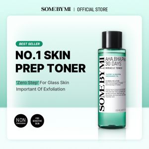 SOME BY MI AHA BHA PHA 30 Days Miracle Toner 150ml Exfoliating & Soothing Toner for Acne-Prone & Sensitive Skin Triple Acid (AHA+BHA+PHA) Gentle Exfoliation