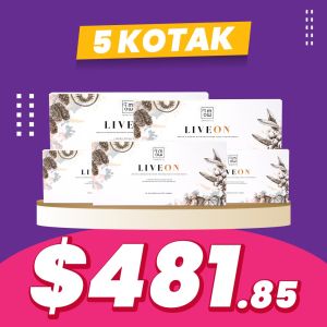 5 BOXES WELLOUS IMMORITY LIVEON JOINT SUPPLEMENT 100% ORIGINAL FROM HQ