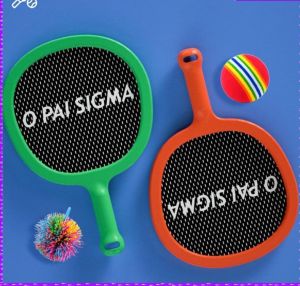 Đồ chơi Bộ vợt bóng bàn treo dây / Bộ vợt Tennis vải (Gồm 2 vợt và Bóng đi theo từng bộ)