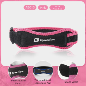 NOBLELYN Adjustable Knee Brace Breathable Elastic Design Patellar Tendon Knee Strap High Quality Shock Absorption Knee Pad Workout