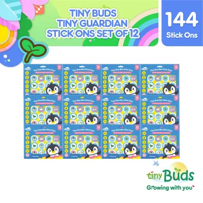 Tiny Buds Tiny Guardian Stick Ons Gentle Citronella and Lemon Scent (12s) - Set of 12