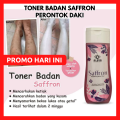 Toner Badan Saffron Aleya Pemutih Badan Brightening Body Toner Safron 100 ml. 