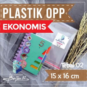 Plastik Opp 15x16 Cm 02 Micron / Plastik Lem / Plastik Opp Seal