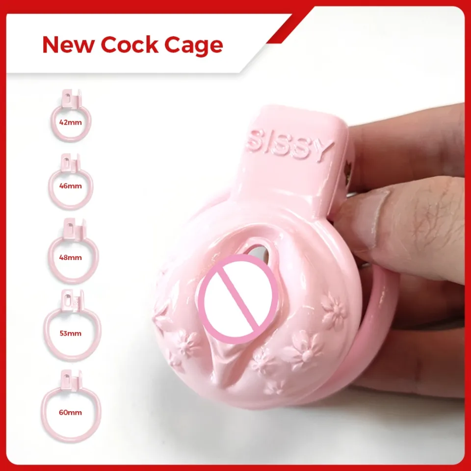 Male Chastity Devices Sissy BDSM Pussy Vaginal Cock Cage Small