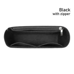 BESTIT 1Pcs Storage Bags Insert Bag Portable Felt Linner Bag Multi-Pocket Bag Organizer for Longchamp Mini Bag