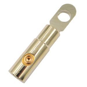 FLYING 0GA 4GA 8GA Đầu nối âm thanh ô tô Đồng thau Loại O Bộ giảm áp nguồn điện Bền bỉ Đầu nối âm thanh ô tô đã được sửa đổi