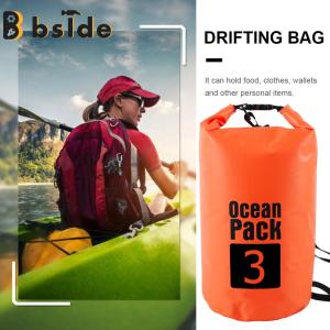 [Bside Tool Store] Waterproof Dry Bag Pack for Swimming and Rafting Durable Waterproof Material with Multiple Compartments